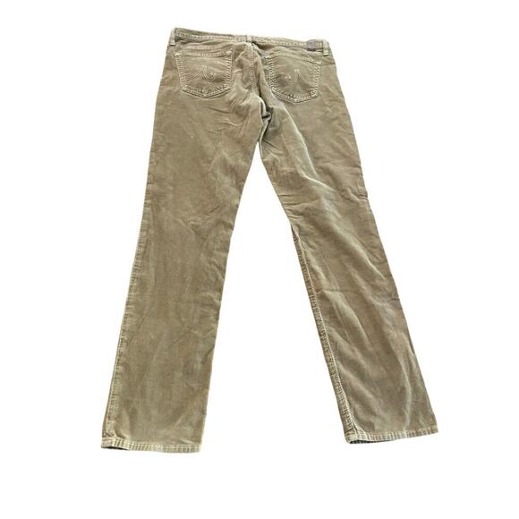 Adriano Goldschmied Beige The Stevie Slim Straight Corduroy Pants Size 31R - Picture 6 of 6